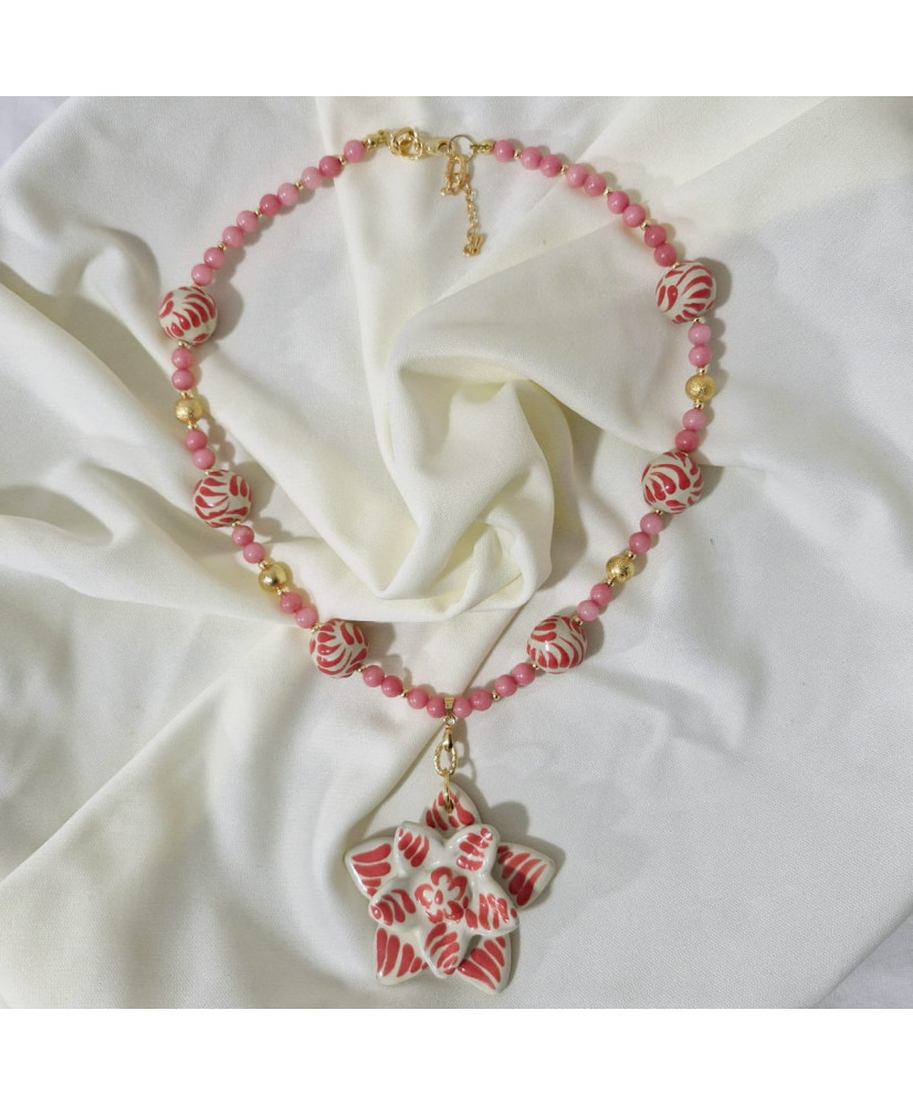 Collar Flor de Talavera 