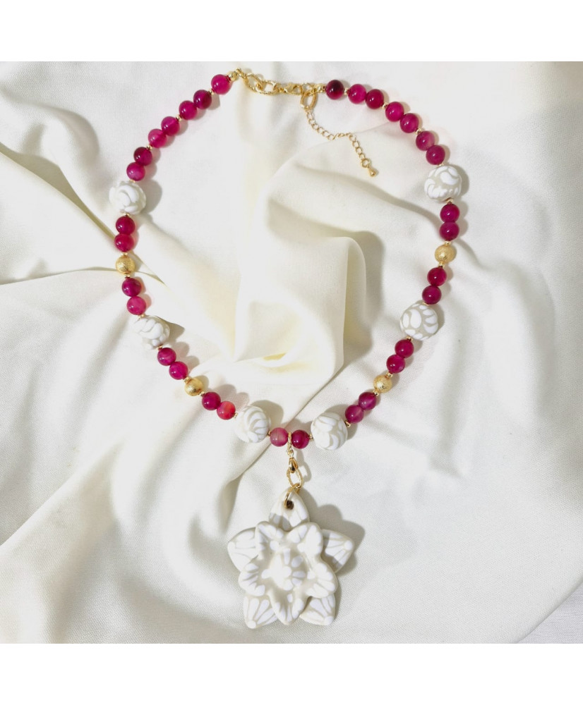 Collar Flor de Talavera 