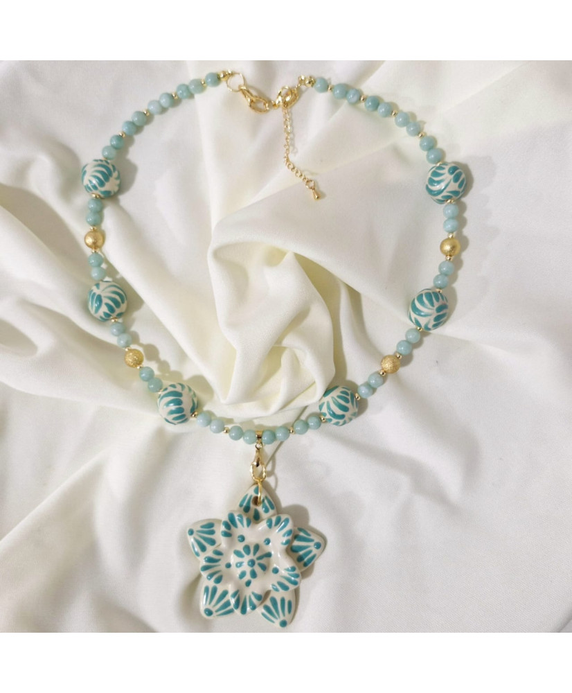 Collar Flor de Talavera 