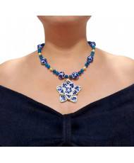 Collar Flor de Talavera 