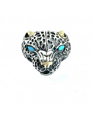 Anillo Jaguar Balam Turquesa num 12