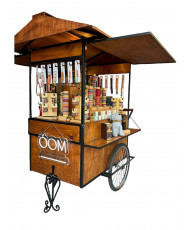Carrito ÓOM para Exhibición Artesanal en Hoteles, Plazas Comerciales y Expos