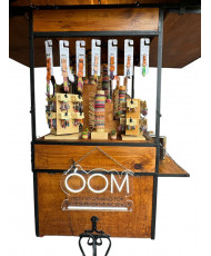 Carrito ÓOM para Exhibición Artesanal en Hoteles, Plazas Comerciales y Expos