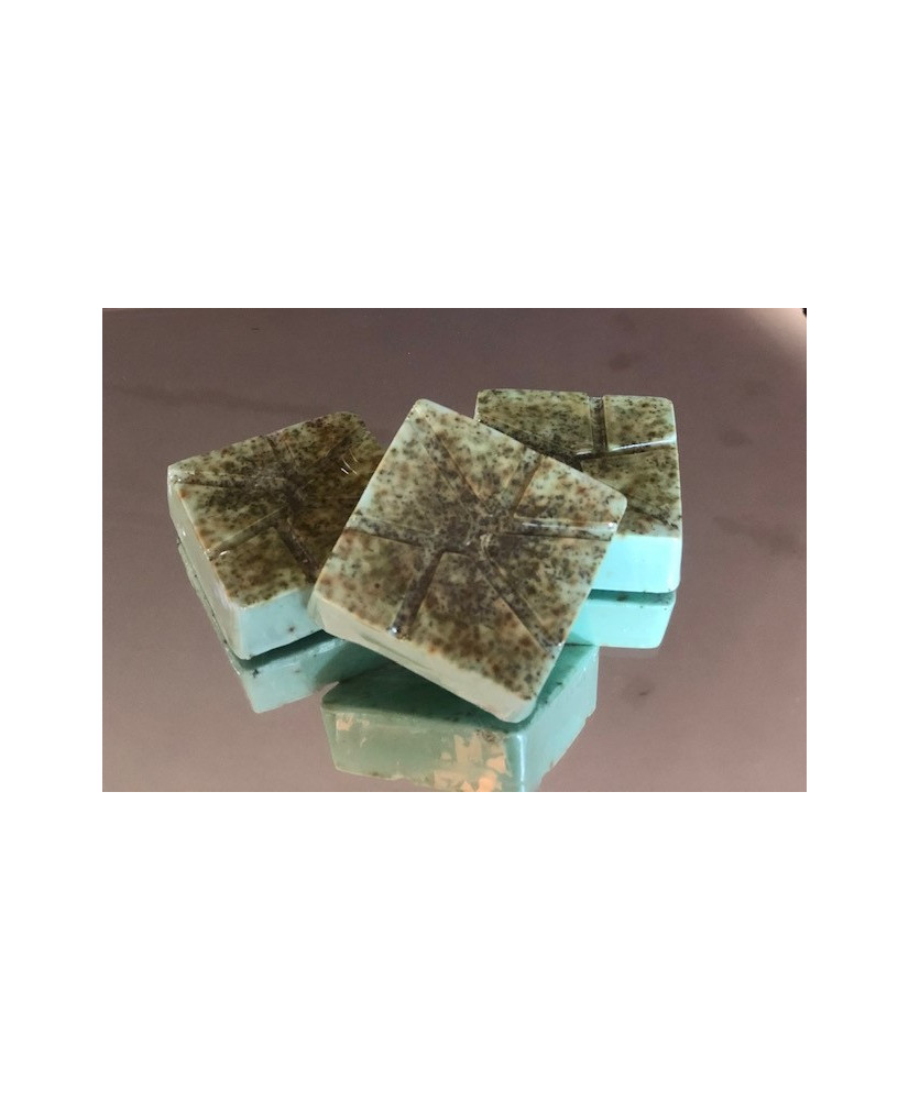 Jabón artesanal de menta base glicerina 100grs