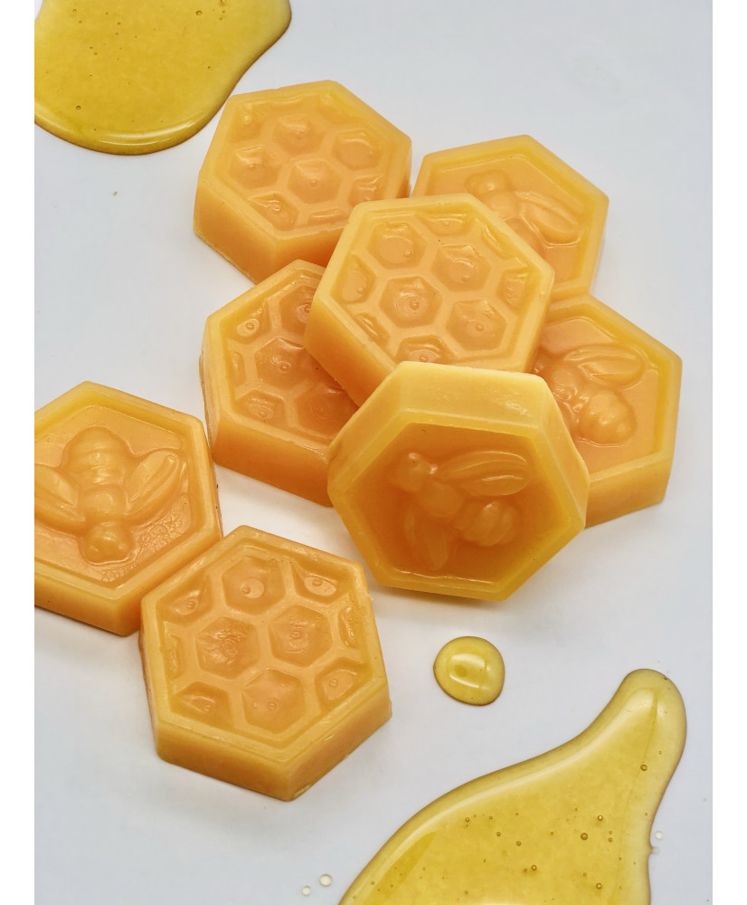 Docena de jabones artesanales de miel. 12 pzas de 30 grs