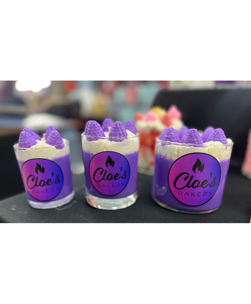 Juego de velas Fresas con Crema Purple