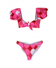 Set Romantico estampado