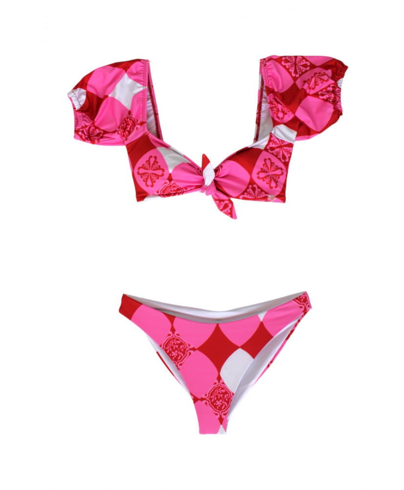 Set Romantico estampado