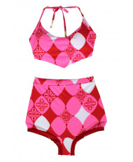 Set romantico estampado