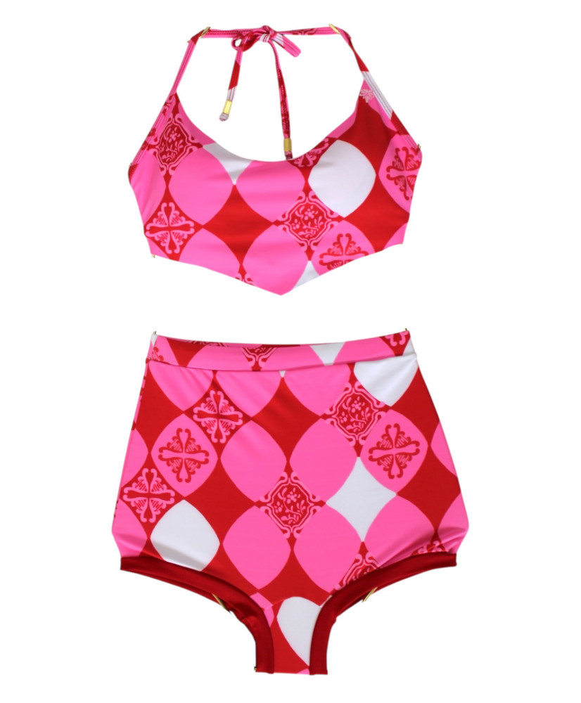 Set romantico estampado