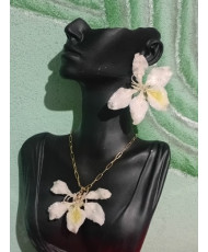 Conjunto vaca blanca