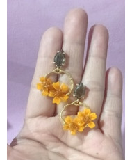 Aretes cempasuchil 