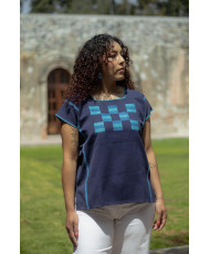 Hupil cuadros cancuc azul 