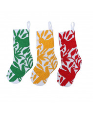 Bota Navideña Animales Otomi