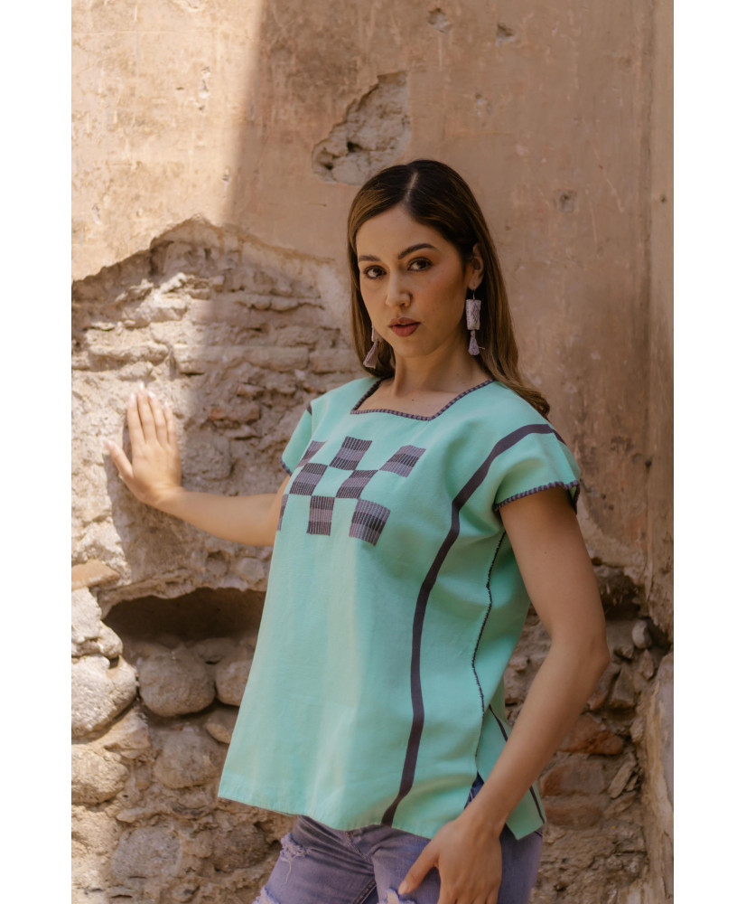 huipil cuadros cancuc aqua