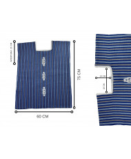 blusón rayado poconichim azul 