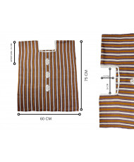 blusón rayado poconichim ciruela