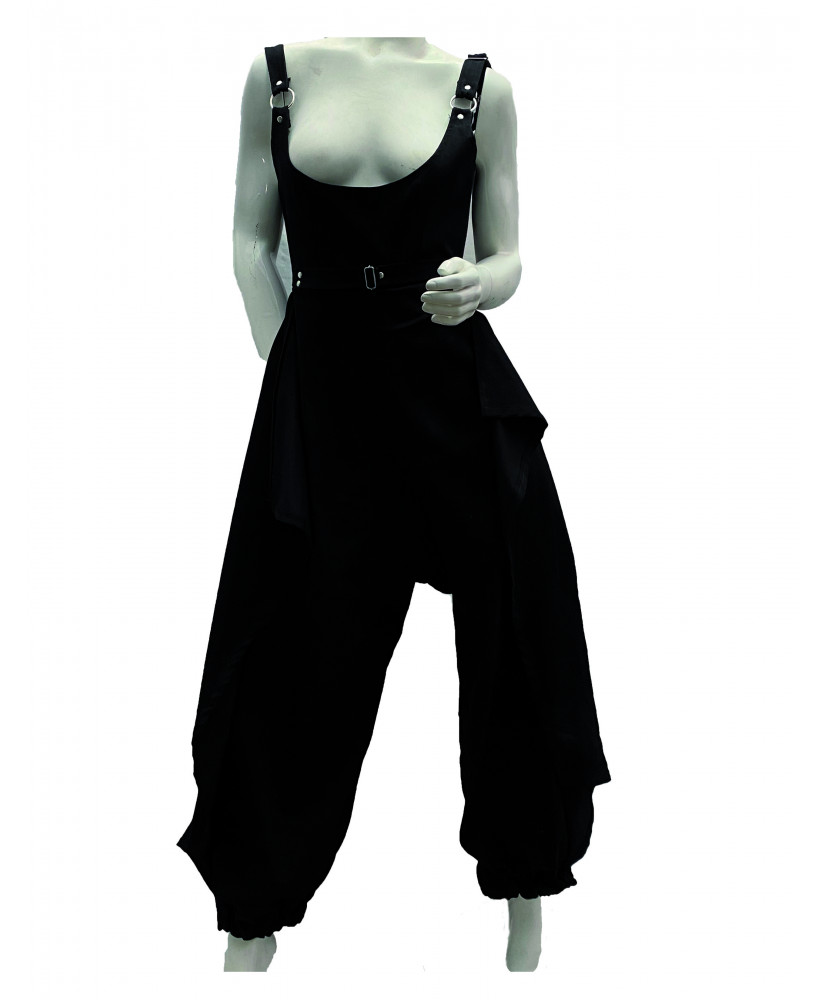 Jumpsuit negro de mezclilla