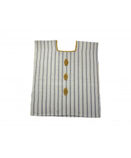 blusón rayado poconichim gris