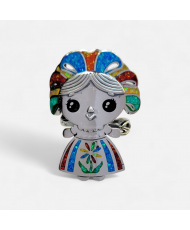 Anillo LeLe Ajustable Plata con Opalos