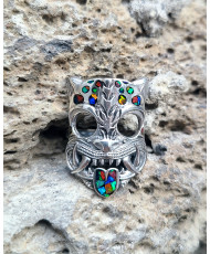 Anillo Ajustable Tecuani Plata con Opalos