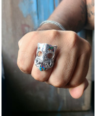 Anillo Ajustable Tecuani Plata con Opalos