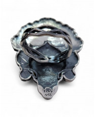 Anillo Catrina Bruja Plata con Opalos