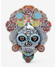 Anillo Catrina Bruja Plata con Opalos