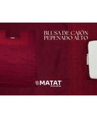 Blusa de cajón pepenado alta bugambilia
