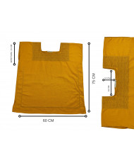 blusa de cajón pepenado alta mostaza