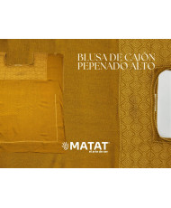 Blusa de cajón pepenado alta mango