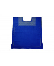 Blusa de cajón pepenado alta Azul