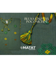 Blusa Lino VAX (verde-amarillos)