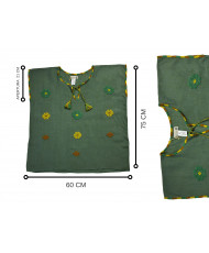 Blusa Lino VAX (verde-amarillos)