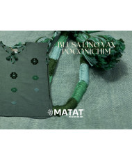 Blusa Lino VAX (verde con verdes)