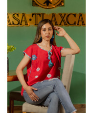 Blusa Lino VAX (coral)