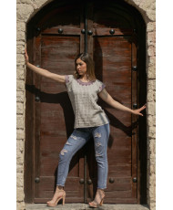 Blusa luna morada 