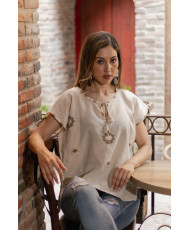 Blusa Lino VAX (beige)