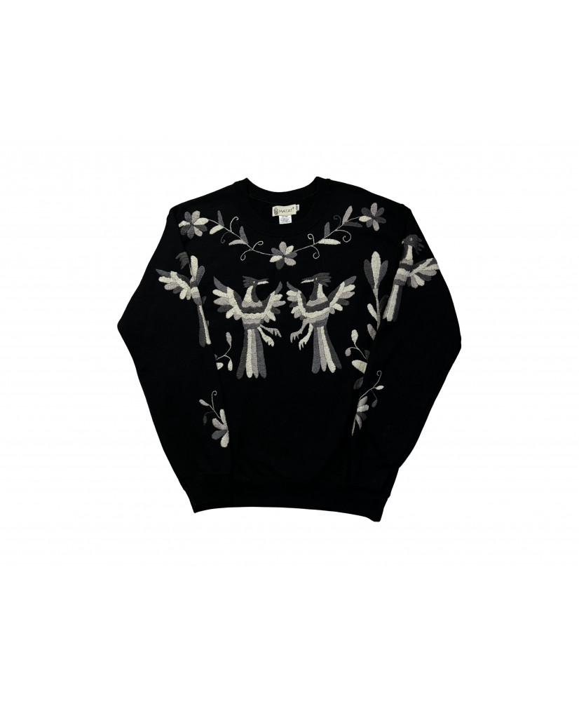 Sudadera Tenango (Negra-grises)