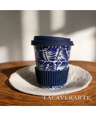 VASO TERMO 15 CM TALAVERA TRADICIONAL AZUL 
