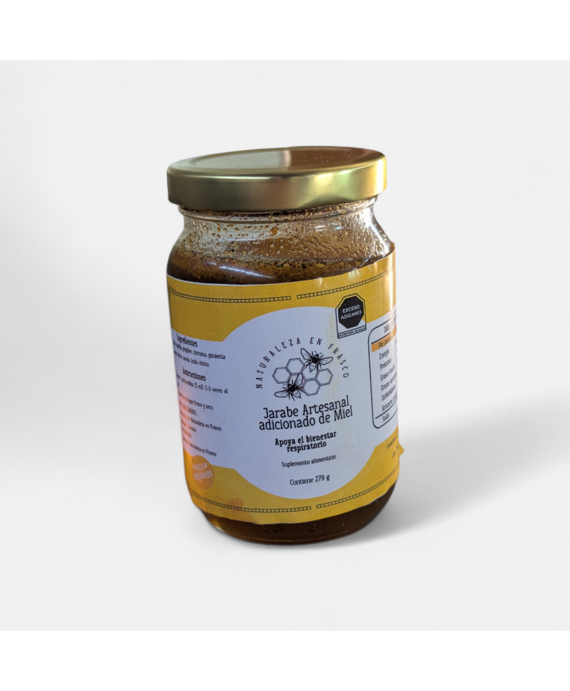 Jarabe artesanal a base de miel 