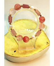 PULSERA DE CUARZO CEREZA