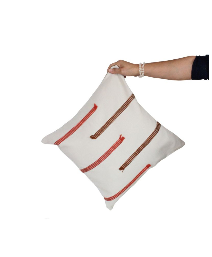 Cojín El Encuentro (café)