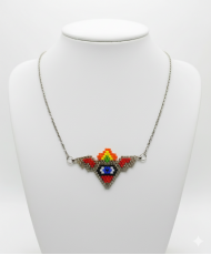 Collar Mini Milagrito mexicano con ojo turco