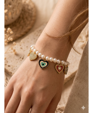Pulsera dijes corazón