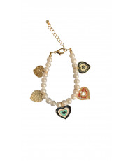 Pulsera dijes corazón