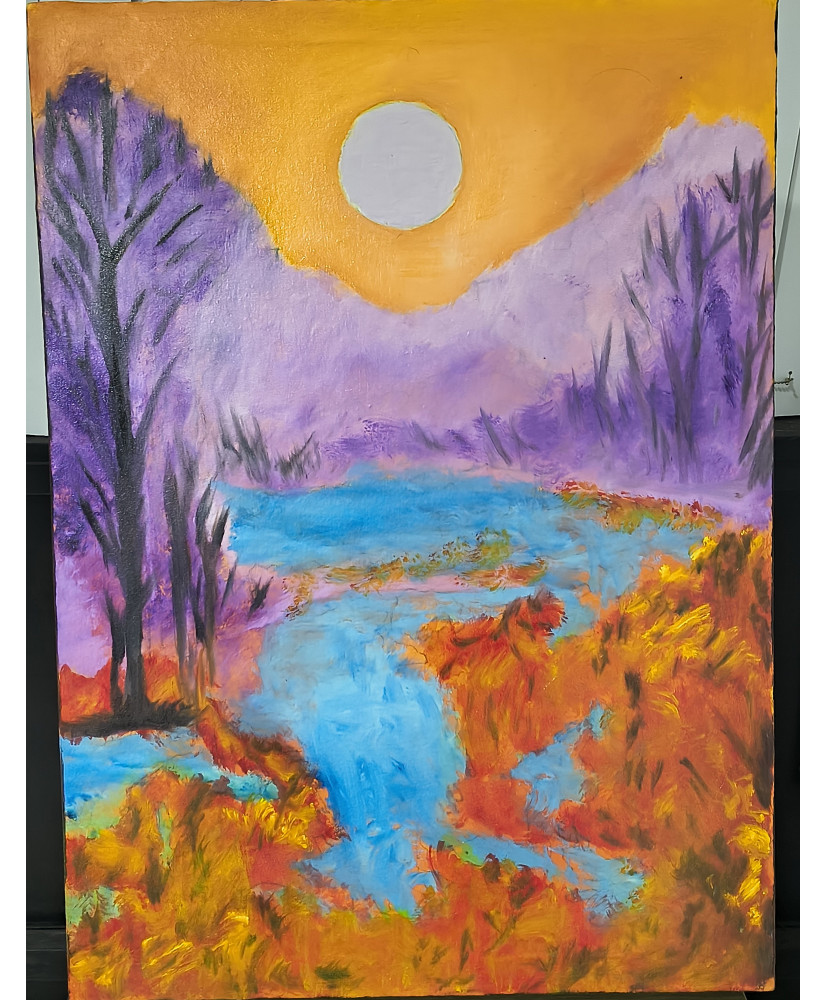 Paisaje, Óleo original sobre tela