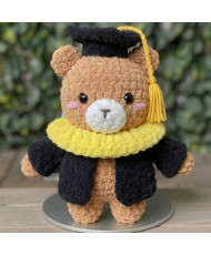 Osito de Graduación a Crochet