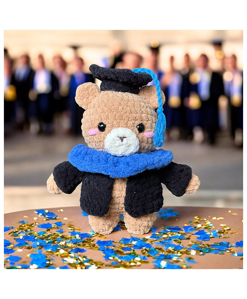 Osito de Graduación a Crochet