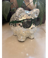 Alcancia en forma de Marranito en vitromosaico